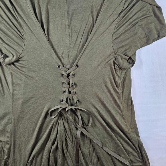 Set of 2 Lane Bryant Corset Back Tops Size 18/20 - Picture 3 of 13